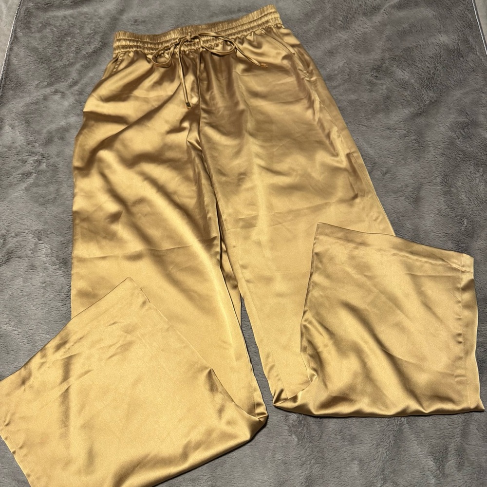 J. McLaughlin Jacoba Satin Wide Leg Pants